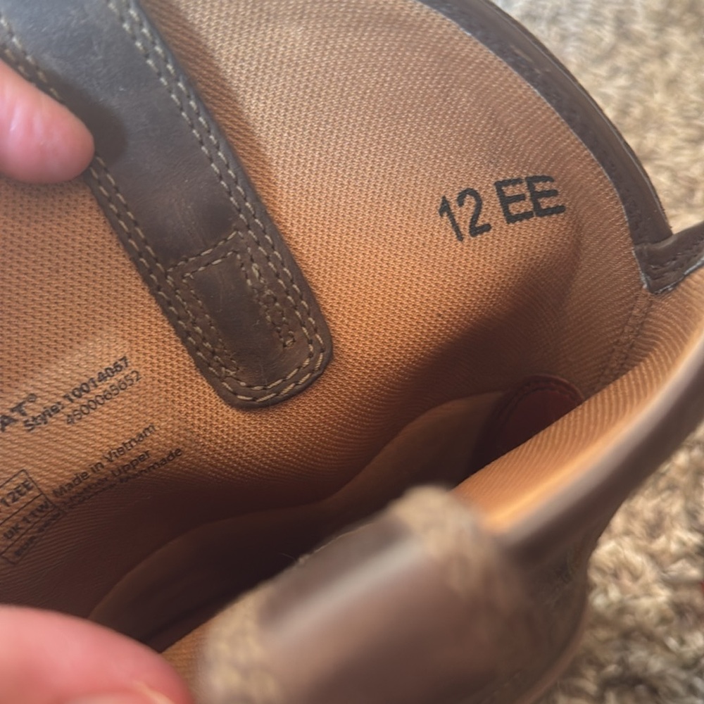 Ariat Brown Western Cowboy Boots with Embroidered Shaft - Picture 4 of 8
